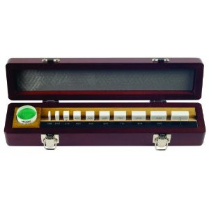 Mitutoyo 516-335-26 Ceramic Micrometer Inspection Gage Block Set with Optical Parallel, Grade AS-1