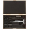Mitutoyo 129-112 Vernier Depth Gauge, Interchangeable Rods, Micrometer Type